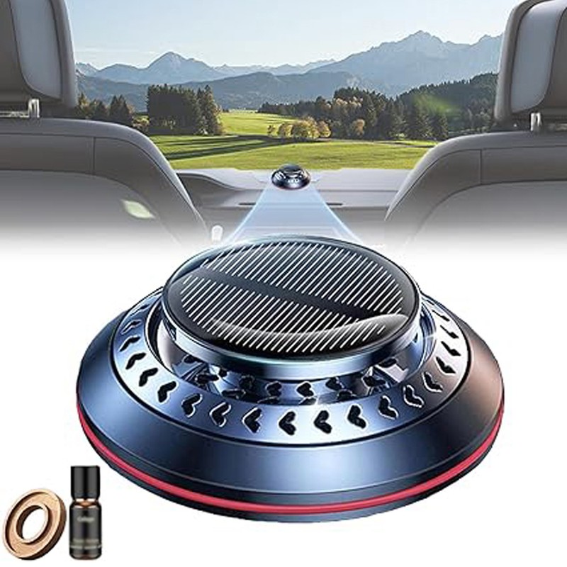 Solar Car Diffuser Kit Long Lasting Fragrant Car Air Fresheners,