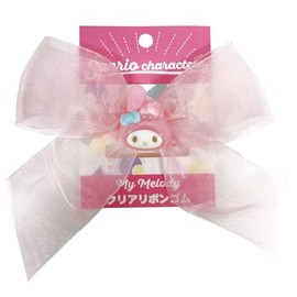 I Planning Sanrio Characters Clear Ribbon Rubber My Melody Size: Approx. W 15.7 x H 1.9 inches (40 x 50 cm) / Mascot Part K1822B