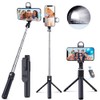EMAGIE Tripie para Celular Selfie Stick Bluetooth Trípode para Móvil