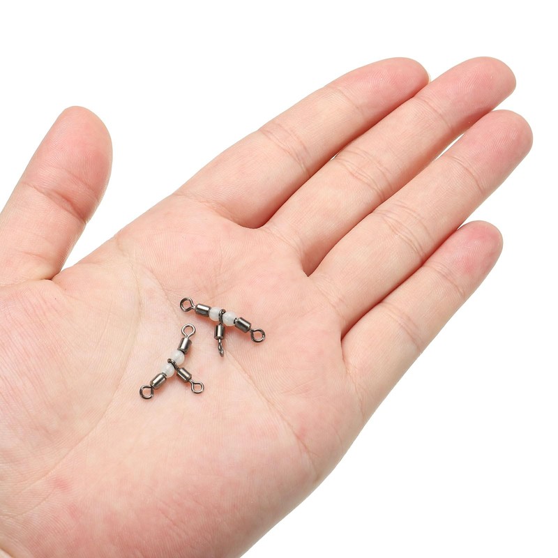 PATIKIL 3 Way Swivel 0.7x0.4 Inch, 30 Pack Cross Line