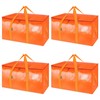 BALEINE 4-Pack Oversized Moving Bags with Reinforced Handles, Heavy-Duty Storage