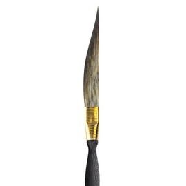 DA VINCI 703 Series Sword Striper Brush, Bristle, Black, 12.5 x 0.71 x 30 cm