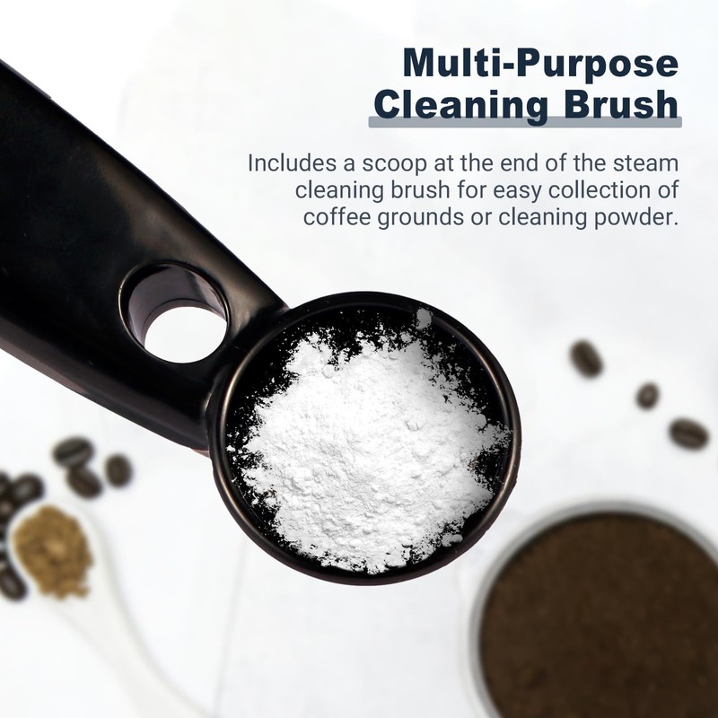 Abeskch Coffee Machines Steam Cleaning Brush,Featuring a Scoop-Shaped end and
