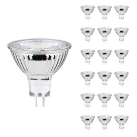Feit Electric MR16 LED Reflector Light Bulb, 50W Equivalent, Dimmable, GU5.3 Base, 90+ CRI, 500 Lumen, Adjustable Color Track Lighting, 25,000-Hour Lifespan, BPEXN/3CCTCA/3/6, 18-Pack