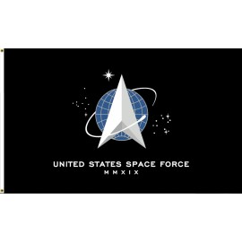 Trade Winds 3' x 5' United States Space Force Flag - USSF - MMXIX - Brass Grommets - NEW