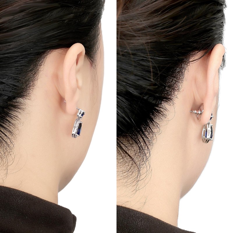 Earring Backs for Droopy Ears, JIACHARMED Locking Bullet Earring Backs