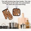 Oven Gloves Pot Holders, Heat Resistant Oven Mitts and Potholders