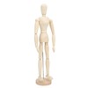 16in Wooden Mannequin Mini Flexible Rotating Sketch Drawing Wooden Figures