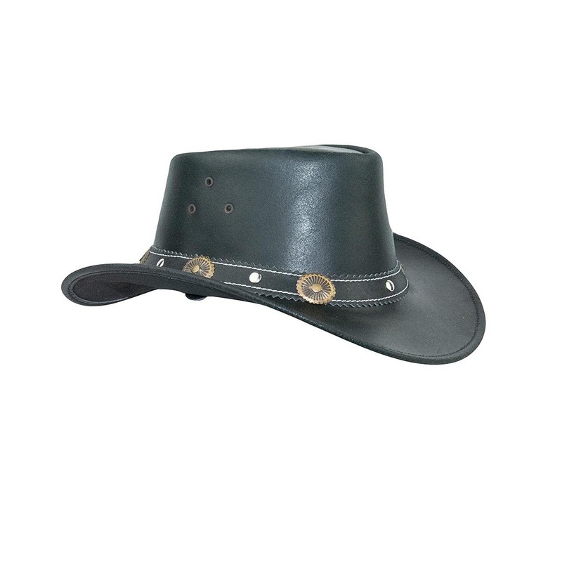 Black Jungle Reedley Leather Hat, Classic Western Hat, Cowboy Hat,