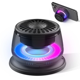 Wireless Magnetic Portable Mini 5.4 Bluetooth Speaker, Fully Compatible, Supports Calling, RGB Lighting, Long Battery Life, high Volume, Mobile Phone Holder,Comes with a Magnetic Ring Hanging Rope