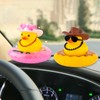 wonuu Rubber Duck Car Decorations Cute Car Accessories Dashboard Car