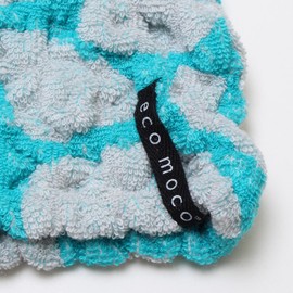 Eco Moco Animal Towel Cap (Hannel Yarn/Ozone Bleaching), Giraff-blue