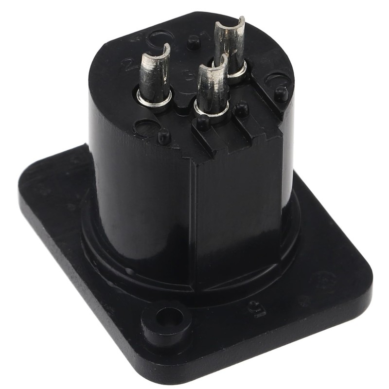 Greluma 6 PCS XLR Male 3 Pin Panel Jack XLR
