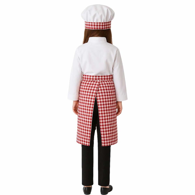 monoii Halloween Costume, Children's Chef Cosplay, Boys' and Girls' Costume