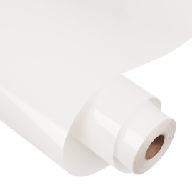 VINYL FROG Heat Transfer Vinyl White HTV Vinyl 12''x 20ft Iron on Vinyl for DIY T-Shirts, Fabric