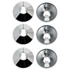 6 Pieces Single Hole Covers Pipe Covers Single Heater Pipes