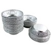 pactogo 3" Disposable Aluminium Foil Tart Pans Mini Silver Baking