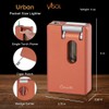 Caseti Urban Single Torch Flame Lighter, Built in Cutter, Built