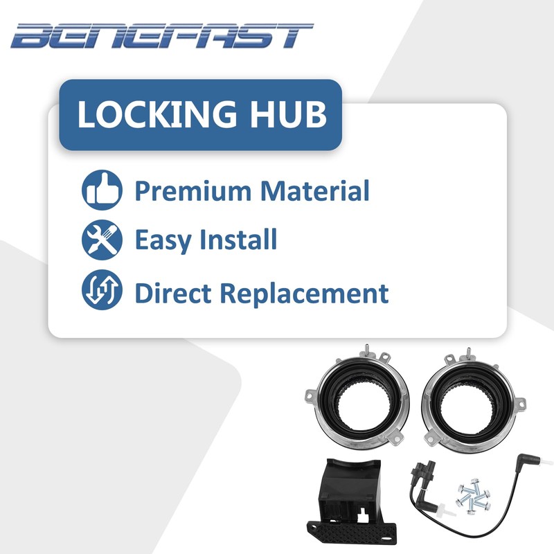 600-105 4WD Auto Locking Hub Actuator Vacuum Solenoid w/Cover Line