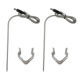 Gxcdizx New 2-Pack Temperature Meat Probe Replacement for Rec Tec RT-TMG Chuckwagon/RT-1250/ RT-B380 Bullseye Wood Pellet BBQ Grills