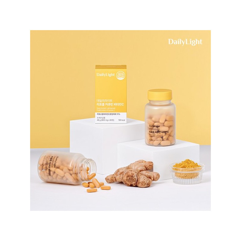 Daily Light 데일리라이트 리포좀 커큐민 비타민C 60정 1개 Daily Light
