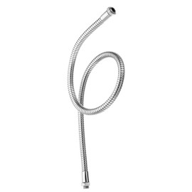 PATIKIL 23.6 Inch Universal Geeseneck Hose, 1 Piece M10 Fine Thread Flexible Metal Hose Flexible Arm Soft Tube Extension for Lamp, DIY Equipment, Silver Tone