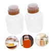 Totority 4pcs Leak Honey Jars Airtight Lids -Grade Dispenser Pots