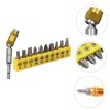 KONTONTY Magnetic Pivot Bit Holder Driver Flexible Screwdriver Extension 10pc