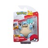 Pokémon PKW3035 - Battle Feature Figure - Turtok, offizielle bewegliche