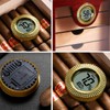 Cigar Digital & Analogy Hygrometer - High Precision Adjustable Digital
