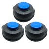 3 x trimmer head/mower head with M10 left-hand thread for