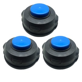 3 x trimmer head/mower head with M10 left-hand thread for Husqvarna 525LST 525Rx 533RS 525LS 525LST 5255Rx brush cutter, lawn trimmer, lawn mower