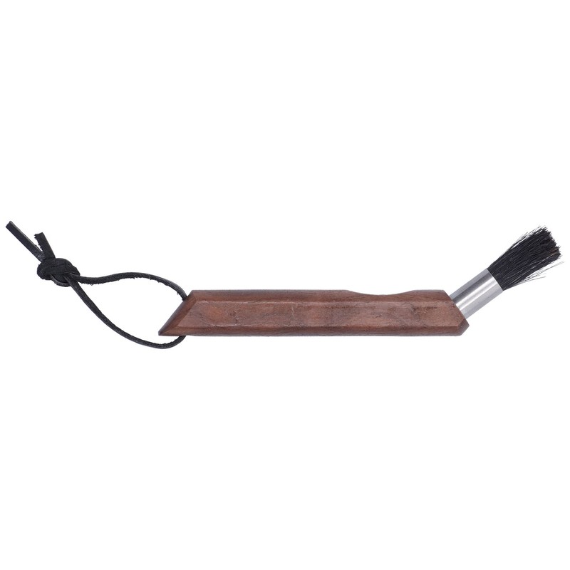 Coffee Grinder Cleaning Brush Curved Wood Handle Brush for Home