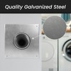 Duct Connector Flange - 8 Inch Ducting - Galvanized Steel