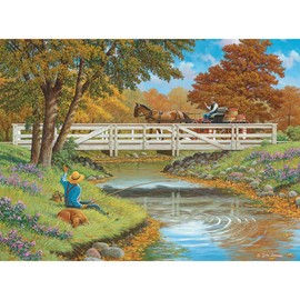 Bits and Pieces - 1000 Piece Jigsaw Puzzle for Adults - Howdy Neighbor 1000 - 1000 pc Jigsaw by Artist John Sloane