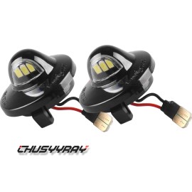 CHUSYYRAY 2 Pack For Ford F150 F250 F350 LED License Plate Light Bulb Assembly Replacement