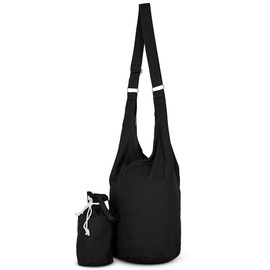 Your Cozy Crossbody Bags for Women Crossbody Purse Hobo Bags for Women Aesthetic Shoulder Bag Zipper Small Backpack Bag, black