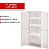 YOPIDO Storage Cabinet Large Tall, 2 Doors and 4 Levels,Garage