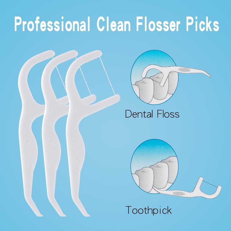 Extra Strong Dental Floss Picks | Professional Clean Flosser Picks
