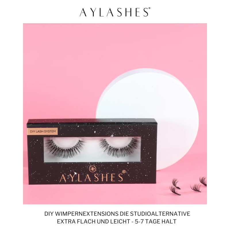 Aylashes Single Box Classic, False Eyelashes, Natural, Fake Lashes, Cafe