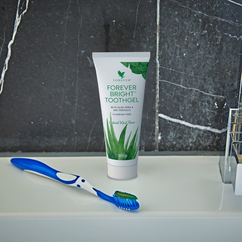 Forever Living Products Forever Bright Toothgel, 130g, Fluoride-Free with Aloe