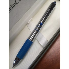 Franklin Covey Hinsdale Chrome/Blue, Multi-Function Pen with Pencil