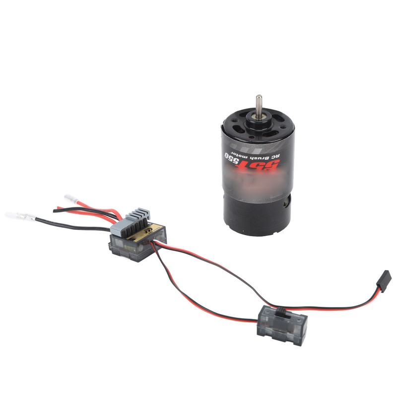 RC Crawler Car Motor ESC Set 550 55T Brushed Motor