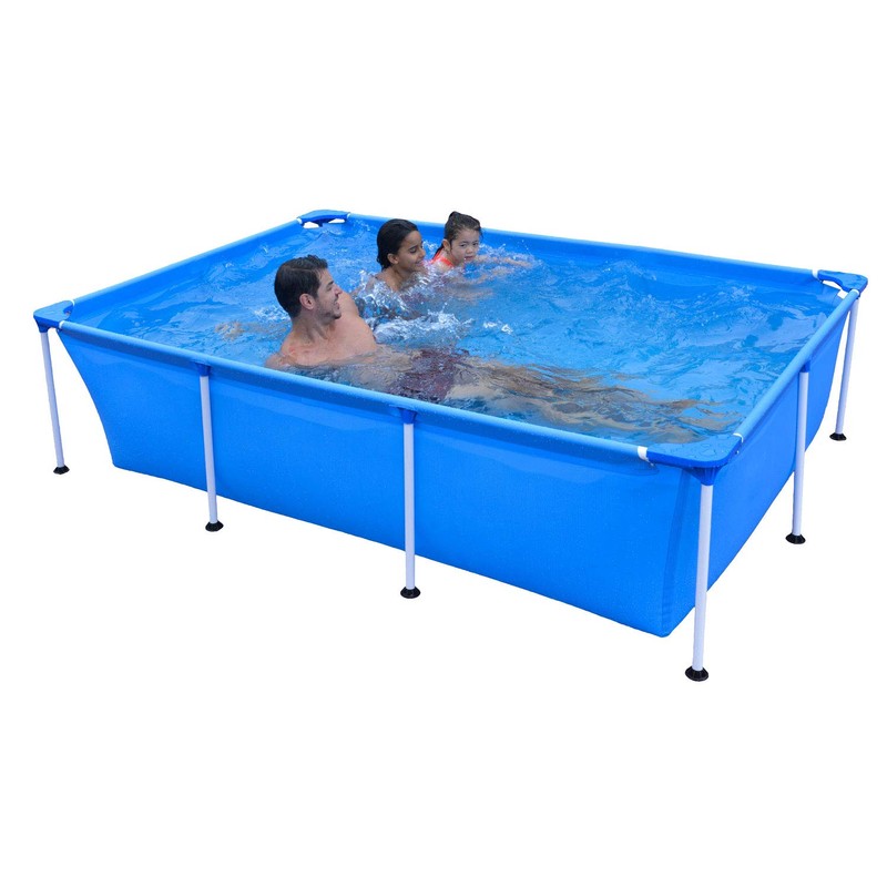 Avenli Rectangular Removable Swimming Pool 258 x 179 x 55