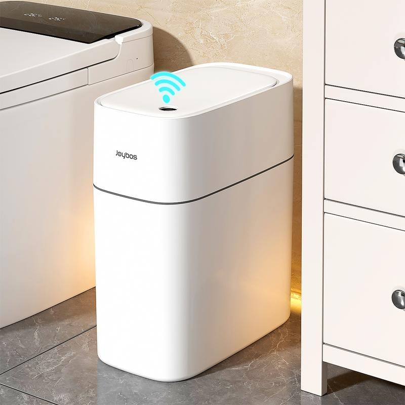Joybos Smart induction Save space Waterproof Bathroom Trash Can,Garbage Can,