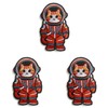 U-Sky Sew or Iron on Embroidered Patches | Adorable Orange