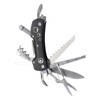 Navaja multifuncional negra, 13 accesorios en 1, survivor tool Kelvin,