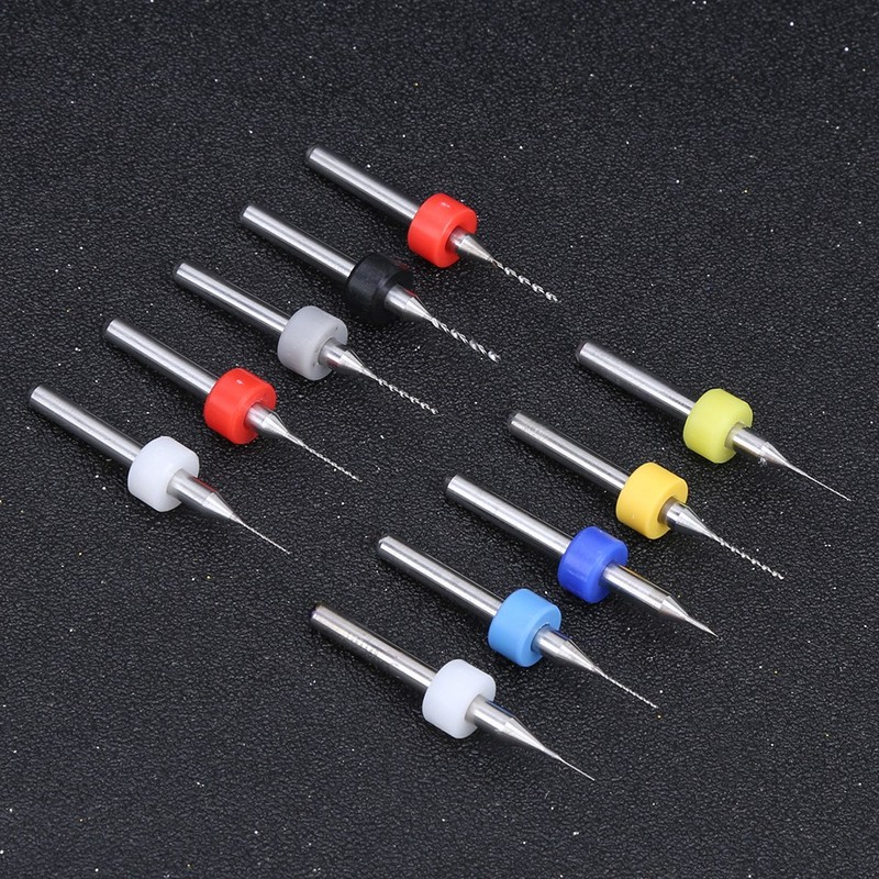 20Pcs Micro Drill Bit Set Alloy Circuit Board Mini Fixed