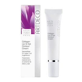 Artdeco Collagen Lip & Eye Contour Cream, Moisturising Intensive Care for Eye and Lip Area with Hyaluronic and Collagen, 1 x 15 ml
