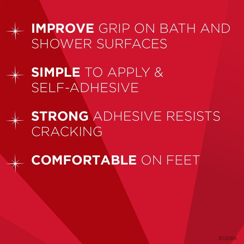 Magic Shower and Bathtub Safety Treads - Helps Prevent Slips